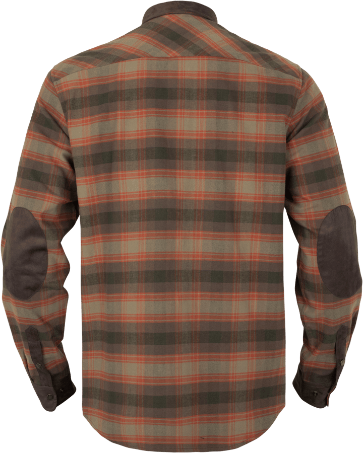 Härkila Men's Aivak Long Sleeve Shirt Autumn Orange Check Härkila
