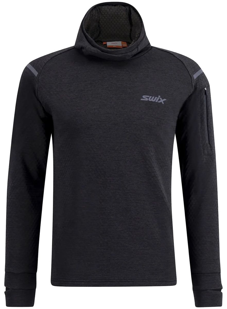 Swix Pace Midlayer Hooded M Black