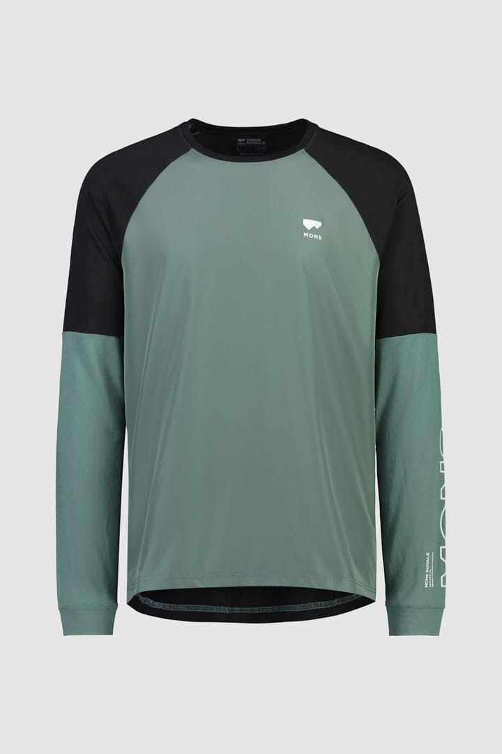 Mons Royale Tarn Merino Shift Wind Jersey Burnt Sage / Black Mons Royale Mons Royale Tarn Merino Shift Wind Jersey Burnt Sage / Black Mons Royale