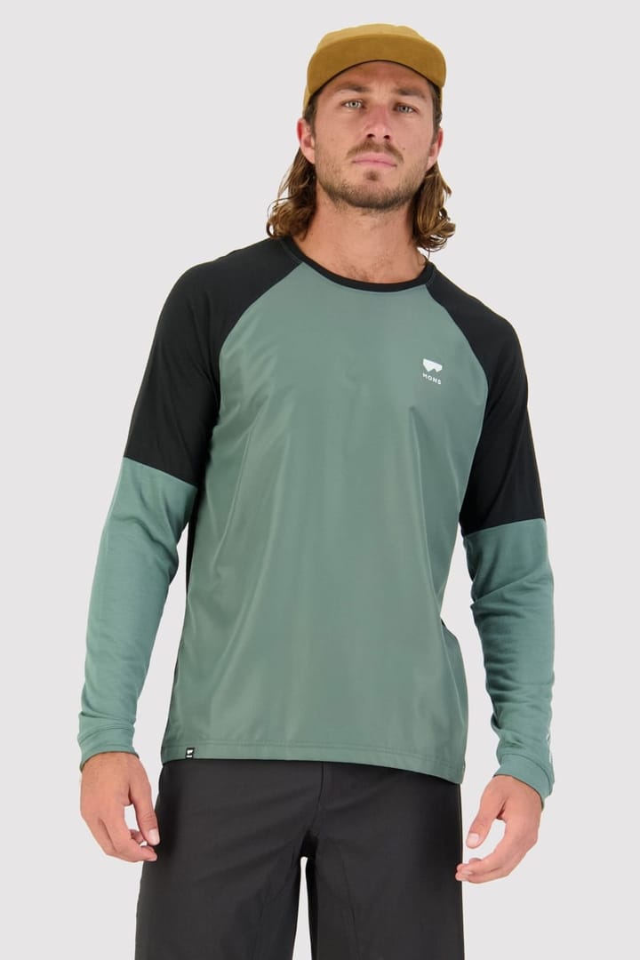 Mons Royale Tarn Merino Shift Wind Jersey Burnt Sage / Black Mons Royale Mons Royale Tarn Merino Shift Wind Jersey Burnt Sage / Black Mons Royale