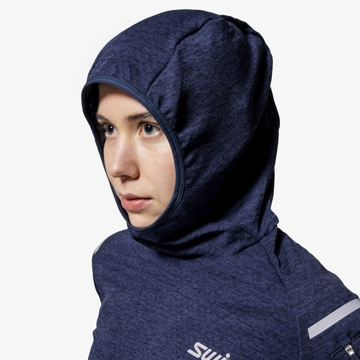 Swix Pace Midlayer Hooded W Dark navy Swix