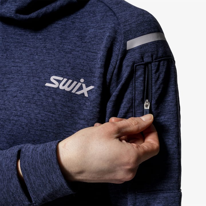 Swix Pace Midlayer Hooded W Dark navy Swix