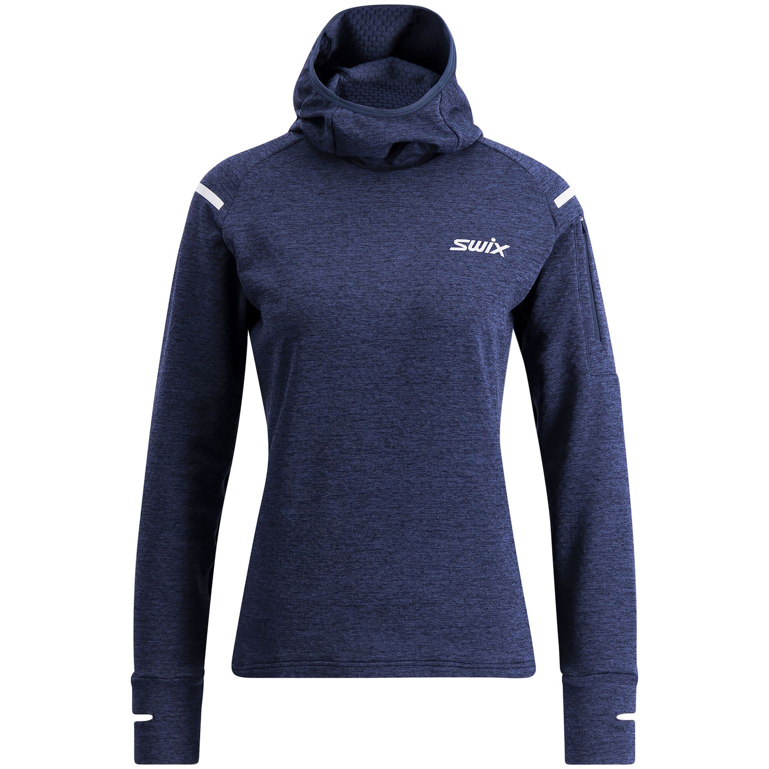 Swix Pace Midlayer Hooded W Dark navy