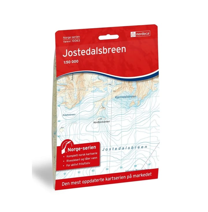 Nordeca Jostedalsbreen Norge-Serien 1:50 000 Turkart Ugland IT Nordeca Jostedalsbreen Norge-Serien 1:50 000 Turkart Ugland IT