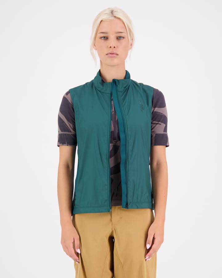 Mons Royale Women's Redwood Wind Vest Evergreen Mons Royale