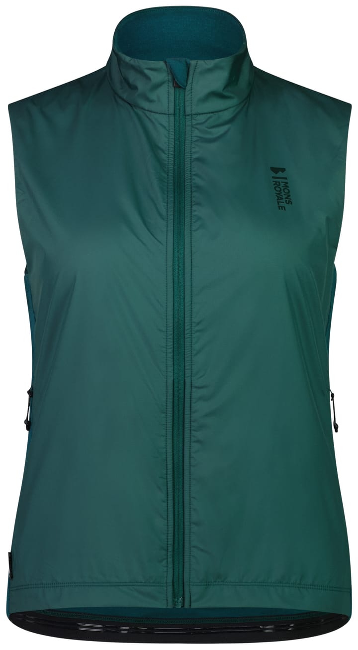 Mons Royale Women's Redwood Wind Vest Evergreen Mons Royale