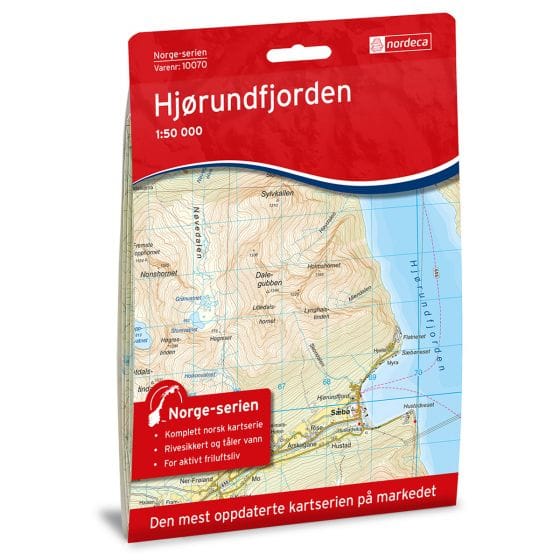 Nordeca Hjørundfjorden Norge-Serien 1:50 000 Nordeca