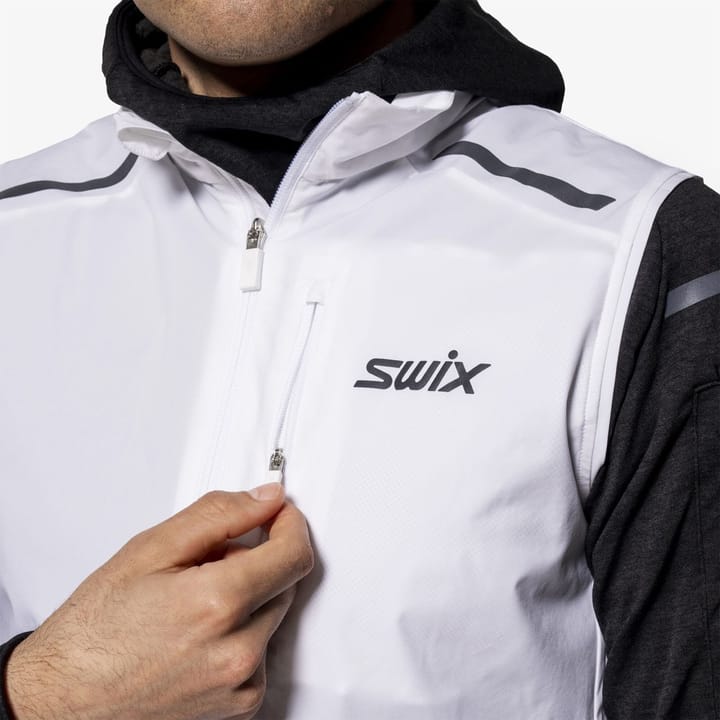 Swix Men's Pace Wind Vest Bright white Swix