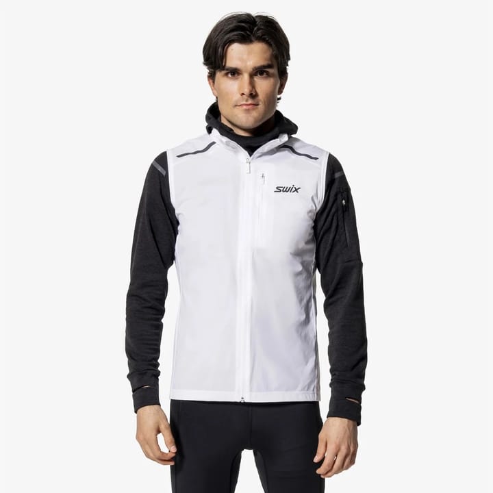 Swix Men's Pace Wind Vest Bright white Swix