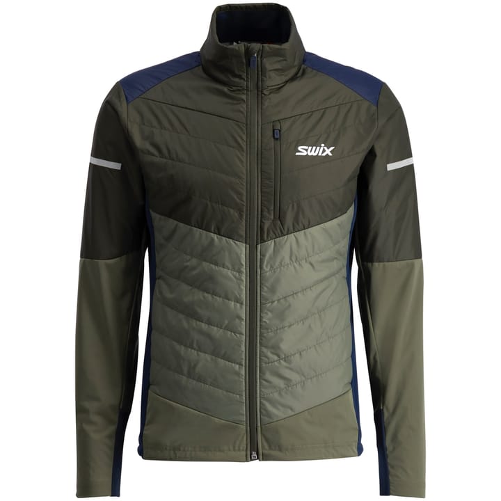 Swix Dynamic Hybrid Insulated Jacket M Olive/Dark Olive Swix