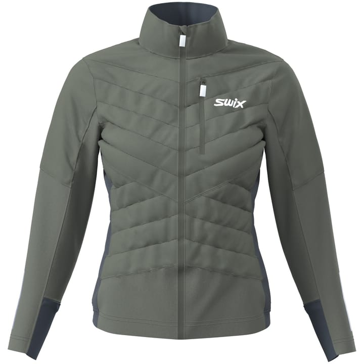 Swix Dynamic Hybrid Insulated Jacket W Olive/ Dark Navy Swix