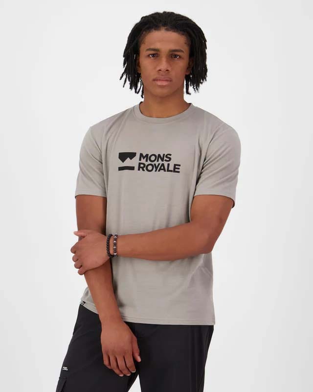 Mons Royale Men's Icon Merino T-Shirt Dried Sage Mons Royale