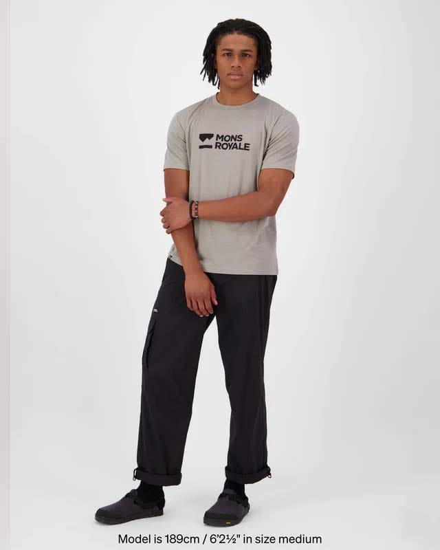 Mons Royale Men's Icon Merino T-Shirt Dried Sage Mons Royale