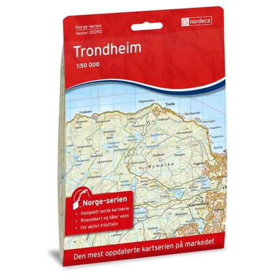 Nordeca Trondheim Norge-Serien 1:50 000 Nordeca