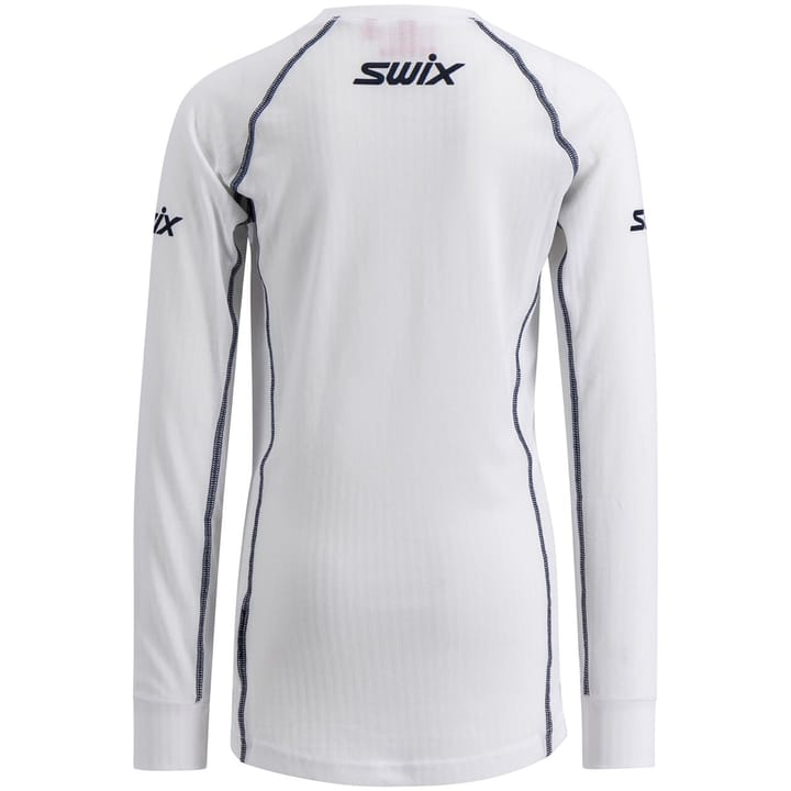 Swix Racex Classic Long Sleeve Jr Bright White/ Dark Navy Swix