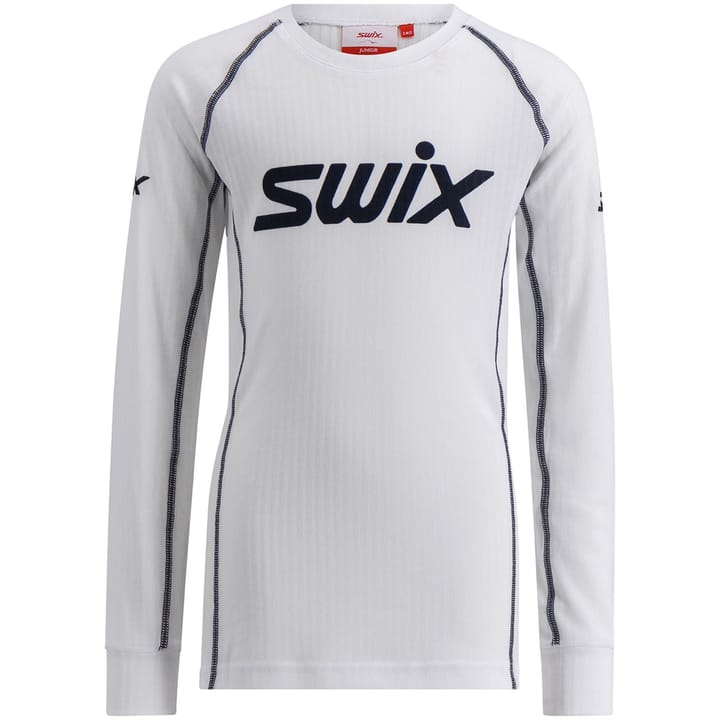Swix Racex Classic Long Sleeve Jr Bright White/ Dark Navy Swix