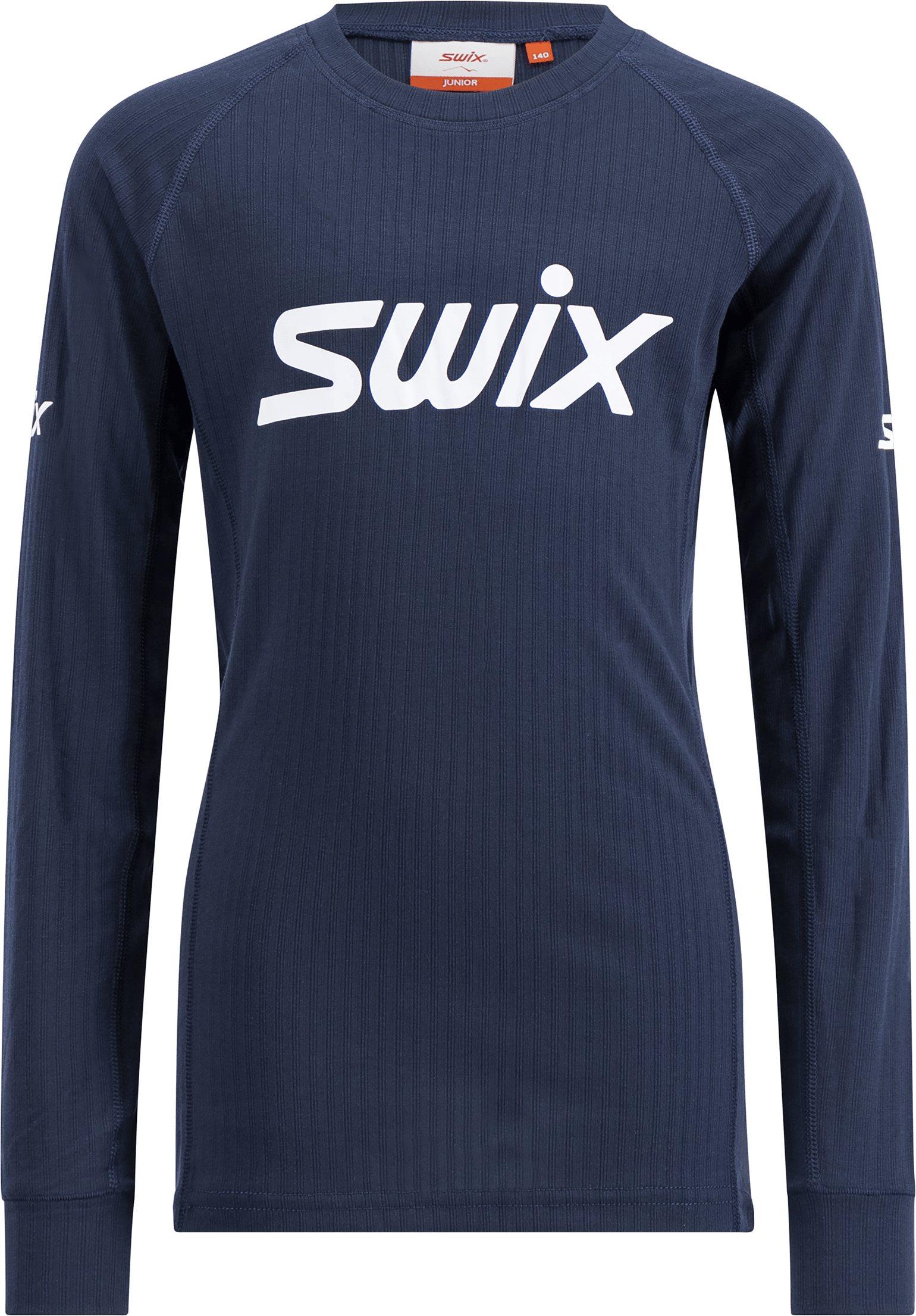 Swix Juniors' Racex Classic Long Sleeve Dark Navy/Bright White