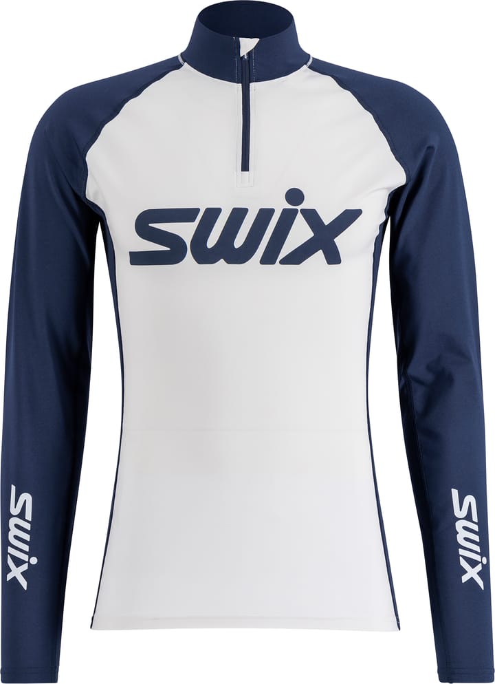 Swix Men’s RaceX Dry Half Zip Bright White/ Dark Navy Swix Swix Men’s RaceX Dry Half Zip Bright White/ Dark Navy Swix