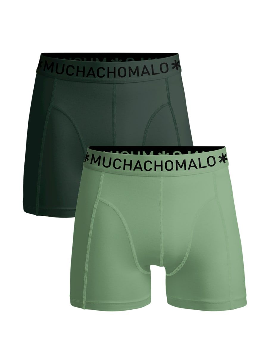 Muchachomalo 1010 Boxer Solid 2pk Green/Green