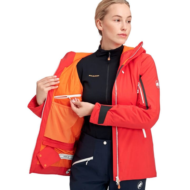 Mammut Nordwand Thermo Hs Hooded Jacket Women Azalea Mammut