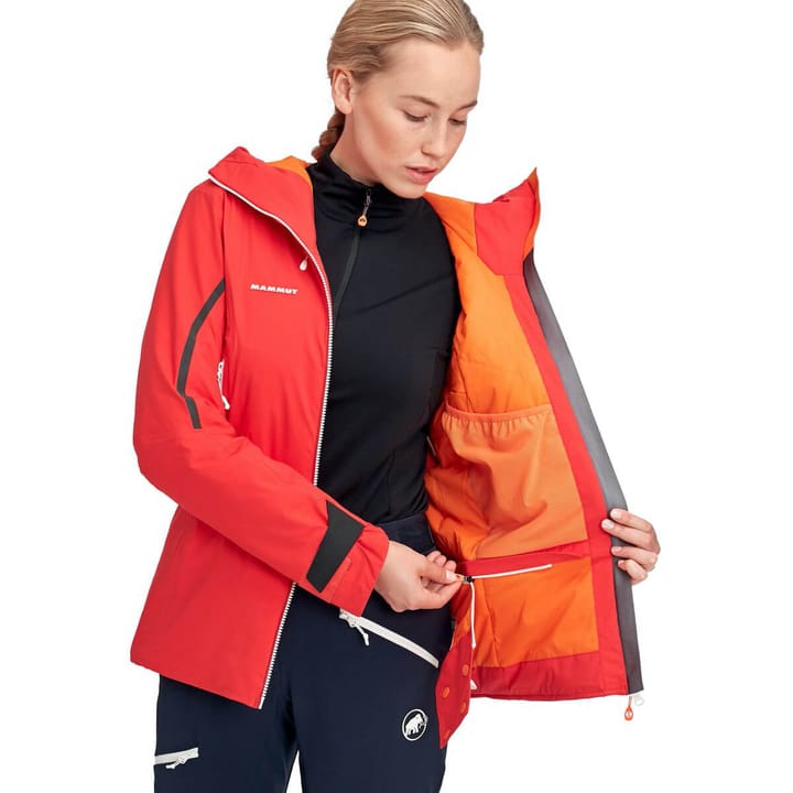 Mammut Nordwand Thermo Hs Hooded Jacket Women Azalea Mammut