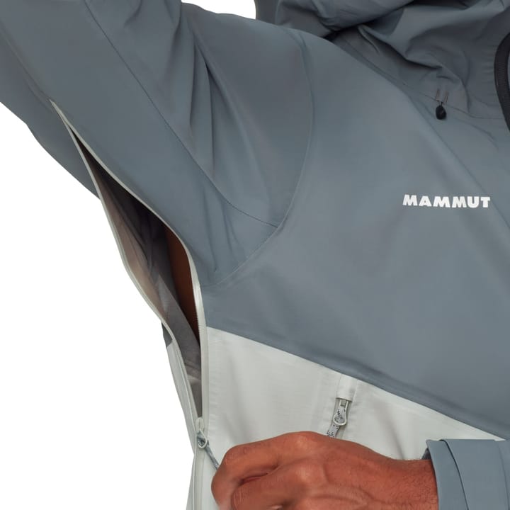 Mammut Men's Alto Guide Hs Hooded Jacket Silver Sage-strata Mammut