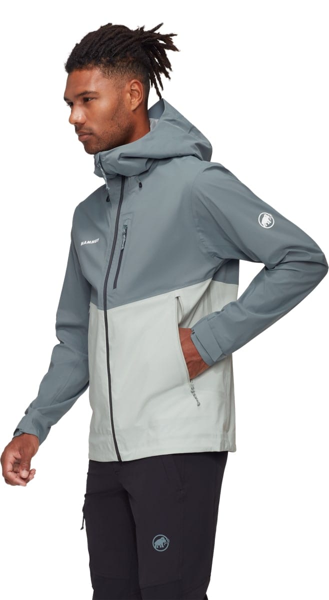 Mammut Men's Alto Guide Hs Hooded Jacket Silver Sage-strata Mammut