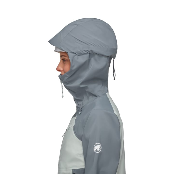 Mammut Alto Guide Hs Hooded Jacket Women Silver Sage-strata Mammut