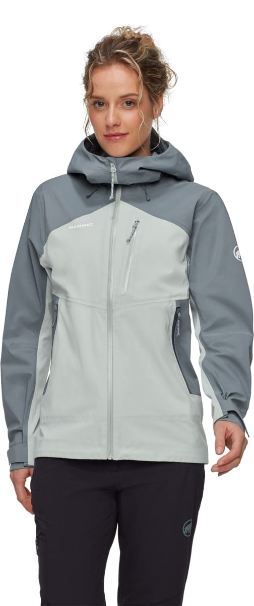 Mammut Alto Guide Hs Hooded Jacket Women Silver Sage-strata Mammut