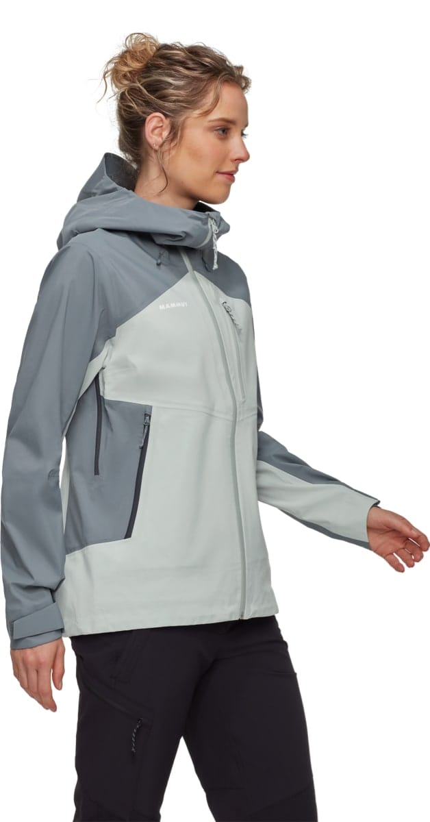 Mammut Alto Guide Hs Hooded Jacket Women Silver Sage-strata Mammut
