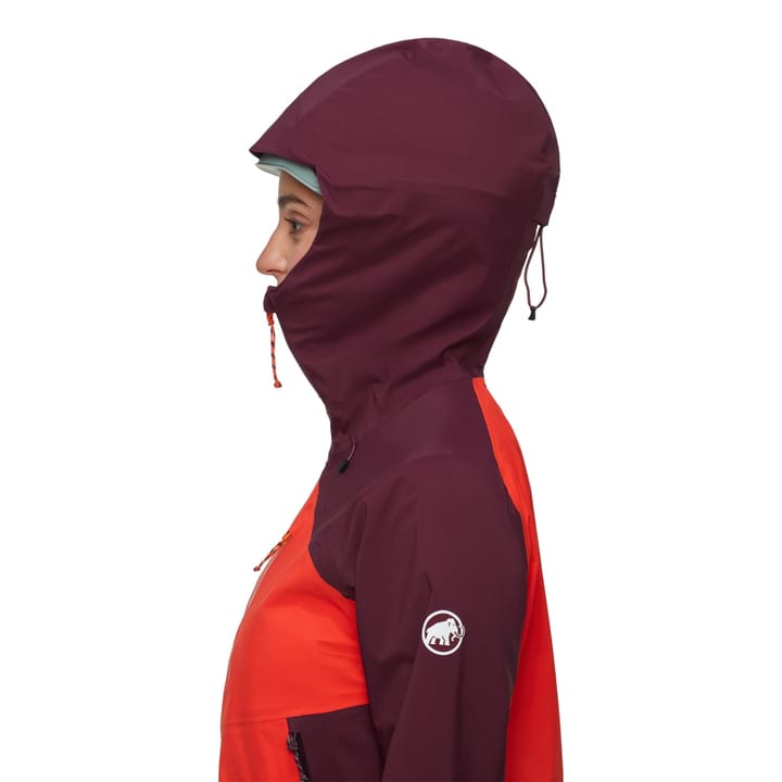 Mammut Alto Guide Hs Hooded Jacket Women Mammut Red-vin Mammut