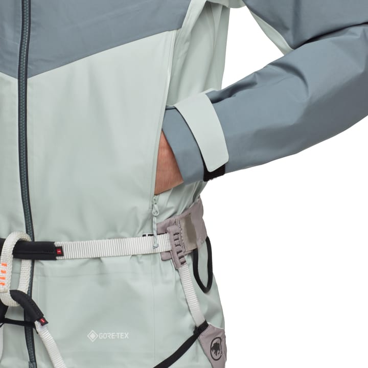 Mammut Men's Crater Iv Hs Hooded Jacket  Silver Sage/Strata Mammut