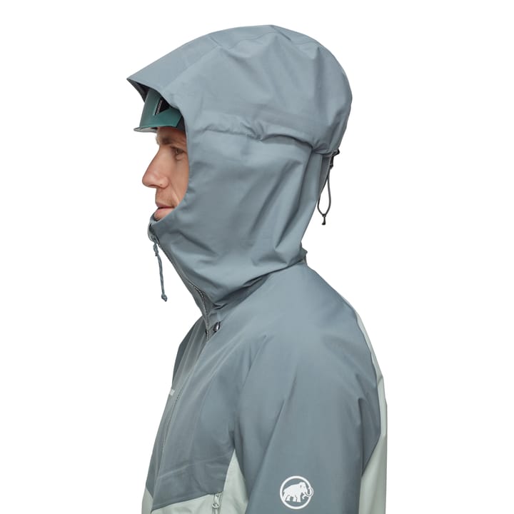 Mammut Men's Crater Iv Hs Hooded Jacket  Silver Sage/Strata Mammut