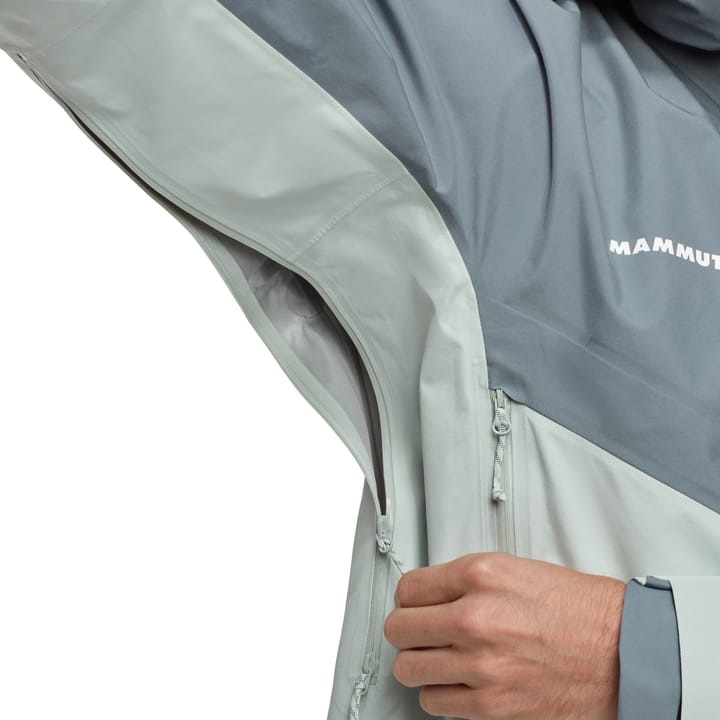 Mammut Men's Crater Iv Hs Hooded Jacket Silver Sage/Strata Mammut Mammut Men's Crater Iv Hs Hooded Jacket Silver Sage/Strata Mammut