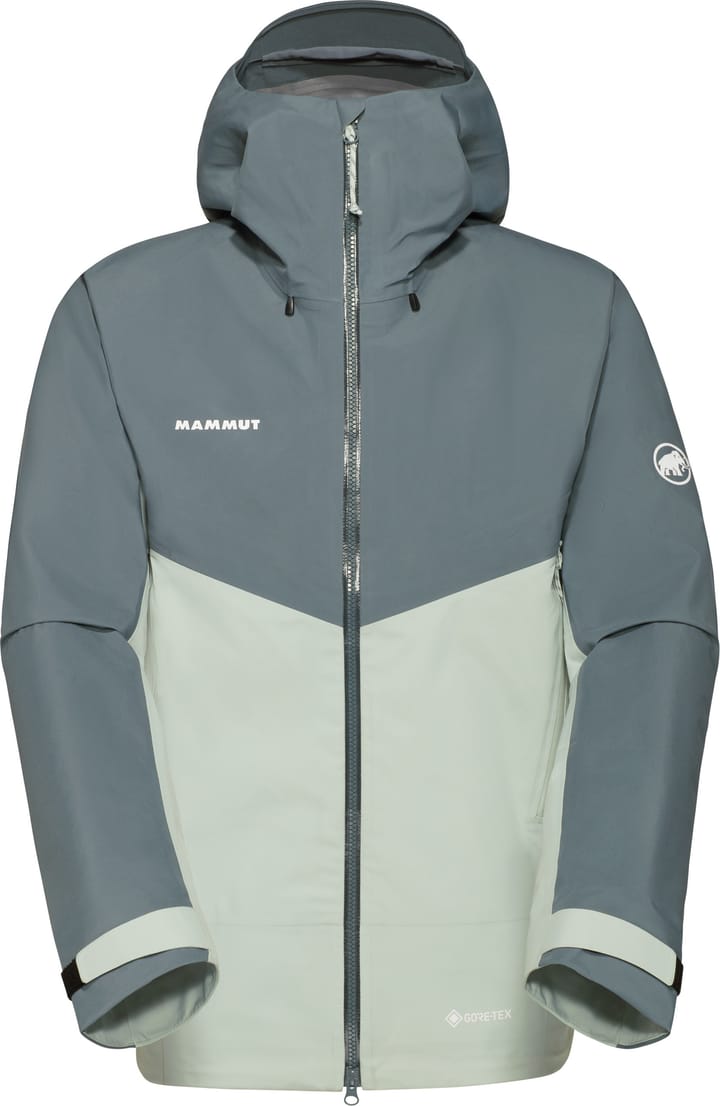 Mammut Men's Crater Iv Hs Hooded Jacket  Silver Sage/Strata Mammut