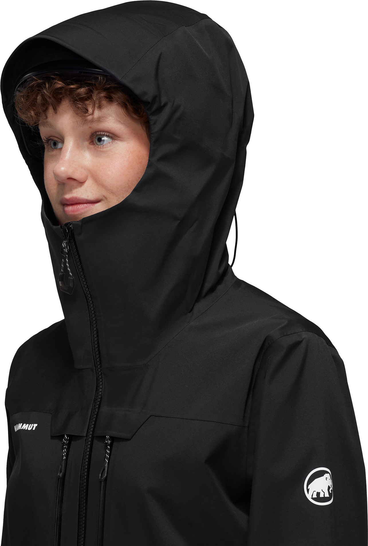 Mammut Women's Haldigrat Hardshell Hooded Jacket Svart