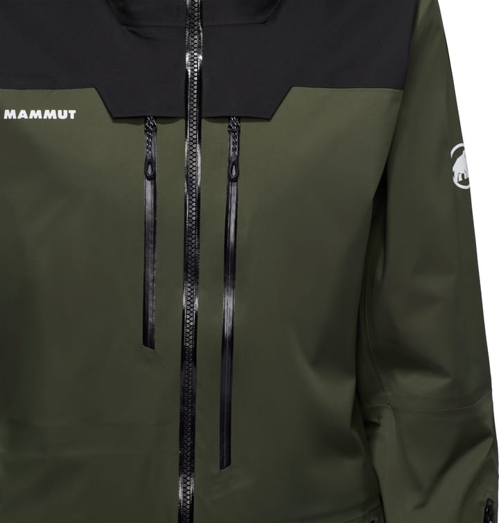 Mammut Women's Haldigrat Hardshell Hooded Jacket  Dark Marsh-Black Mammut