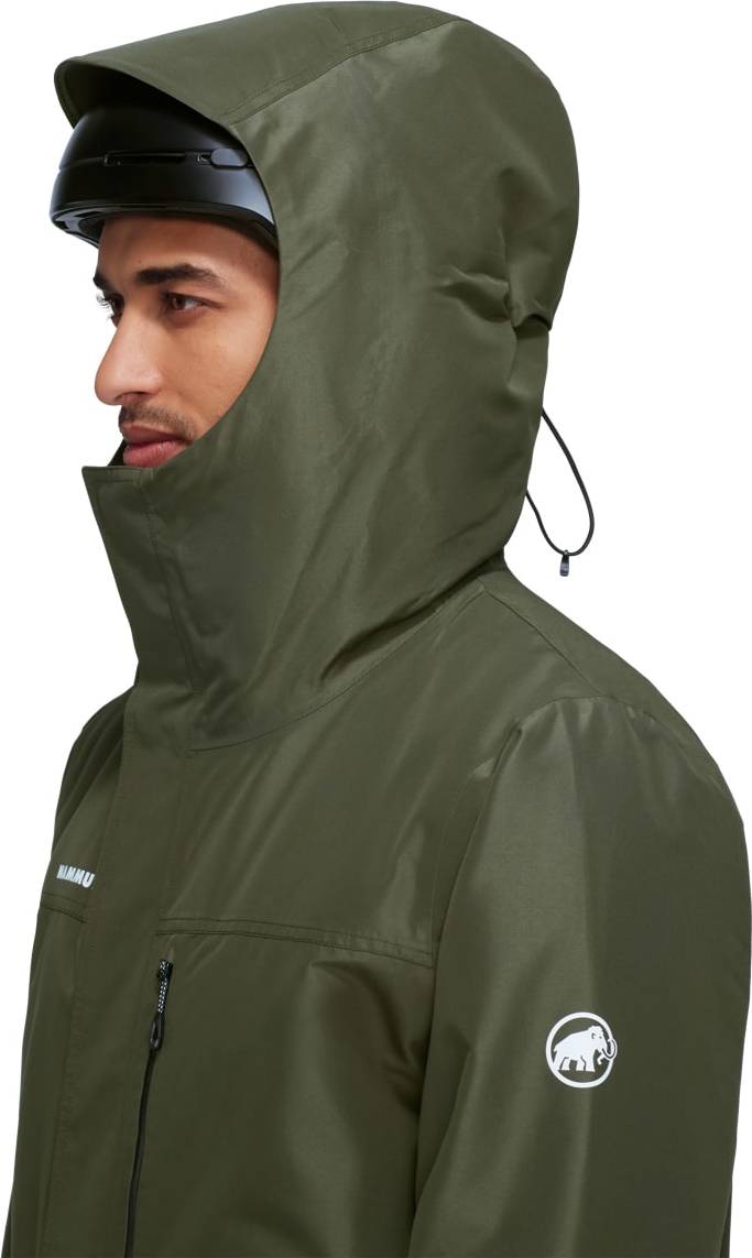 Mammut Men's Fall Line Hs Thermo Hooded Jacket  Dark Marsh-Black Mammut