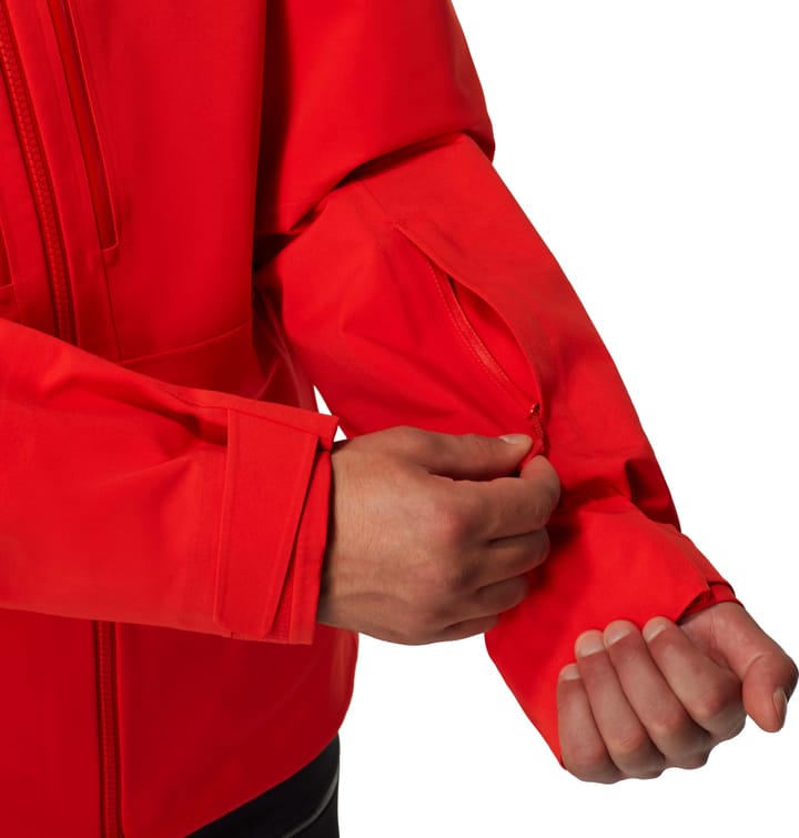 Mammut Men's Stoney Hardshell Hooded Jacket  Mammut Red Mammut