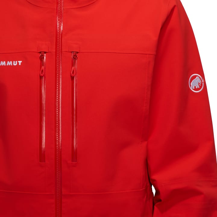 Mammut Men's Stoney Hardshell Hooded Jacket  Mammut Red Mammut