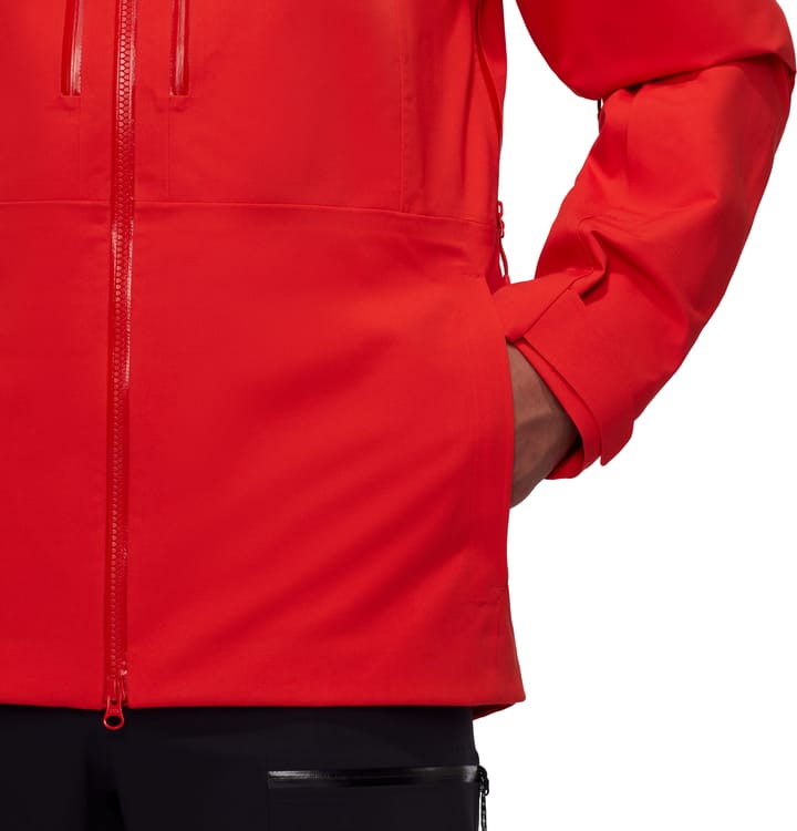 Mammut Men's Stoney Hardshell Hooded Jacket  Mammut Red Mammut