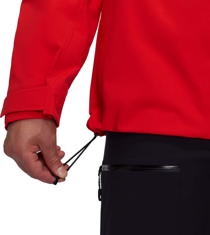 Mammut Men's Stoney Hardshell Hooded Jacket  Mammut Red Mammut