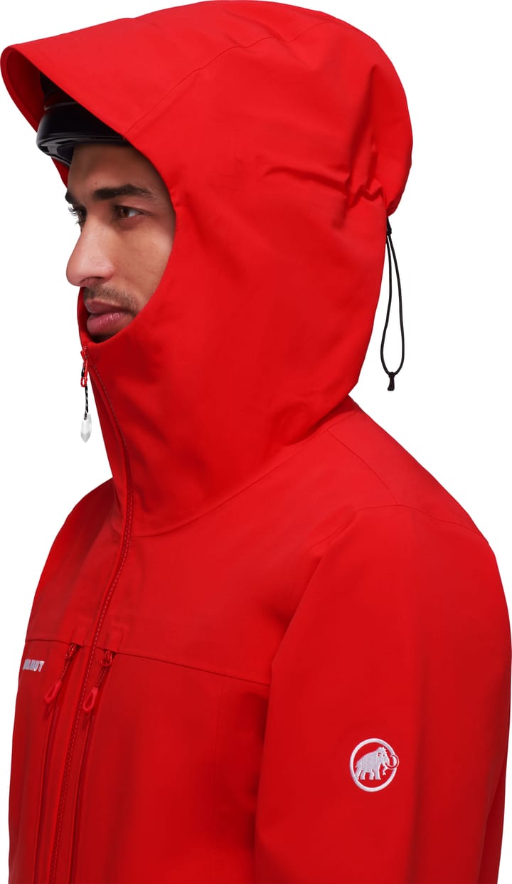 Mammut Men's Stoney Hardshell Hooded Jacket  Mammut Red Mammut