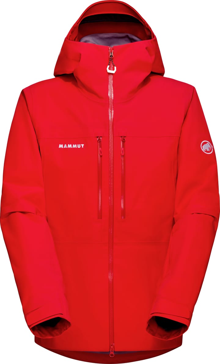 Mammut Men's Stoney Hardshell Hooded Jacket  Mammut Red Mammut