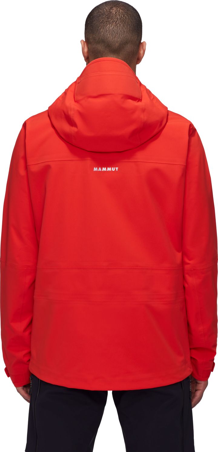 Mammut Men's Stoney Hardshell Hooded Jacket  Mammut Red Mammut