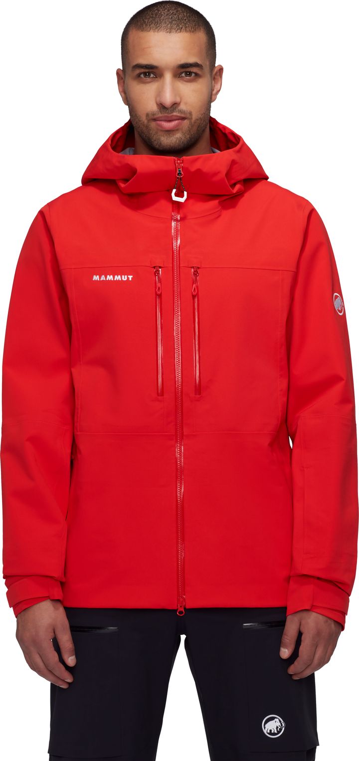 Mammut Men's Stoney Hardshell Hooded Jacket  Mammut Red Mammut