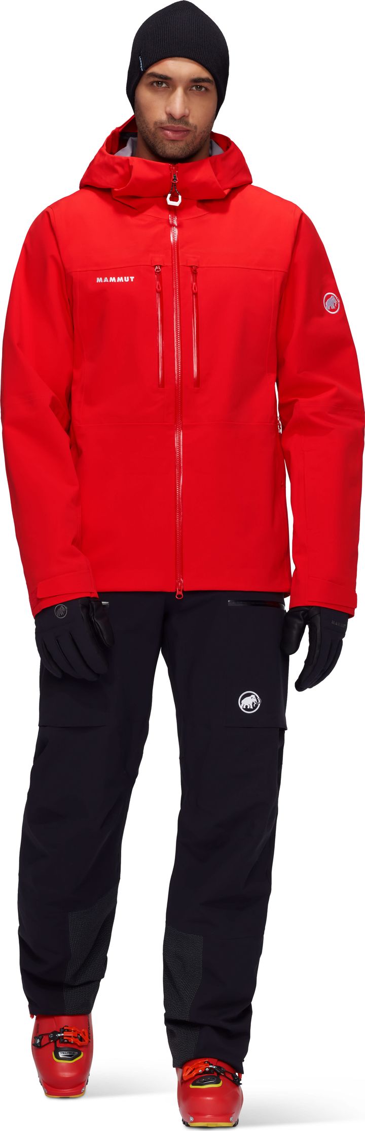 Mammut Men's Stoney Hardshell Hooded Jacket  Mammut Red Mammut