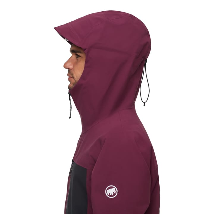 Mammut Men's Stoney Hardshell Hooded Jacket  Vin-black Mammut
