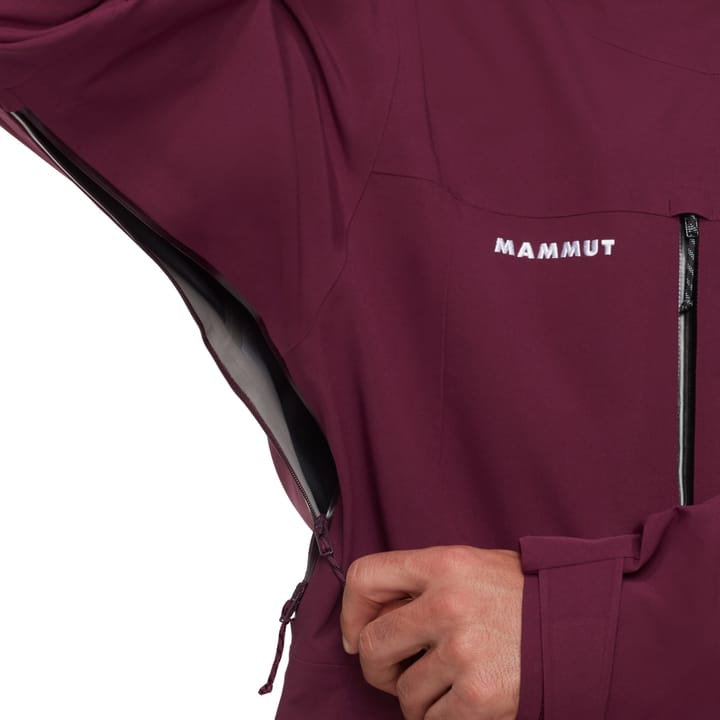 Mammut Men's Stoney Hardshell Hooded Jacket  Vin-black Mammut