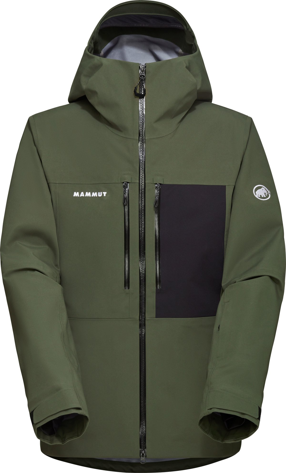 Mammut Men's Stoney Hardshell Hooded Jacket Dark Marsh-black